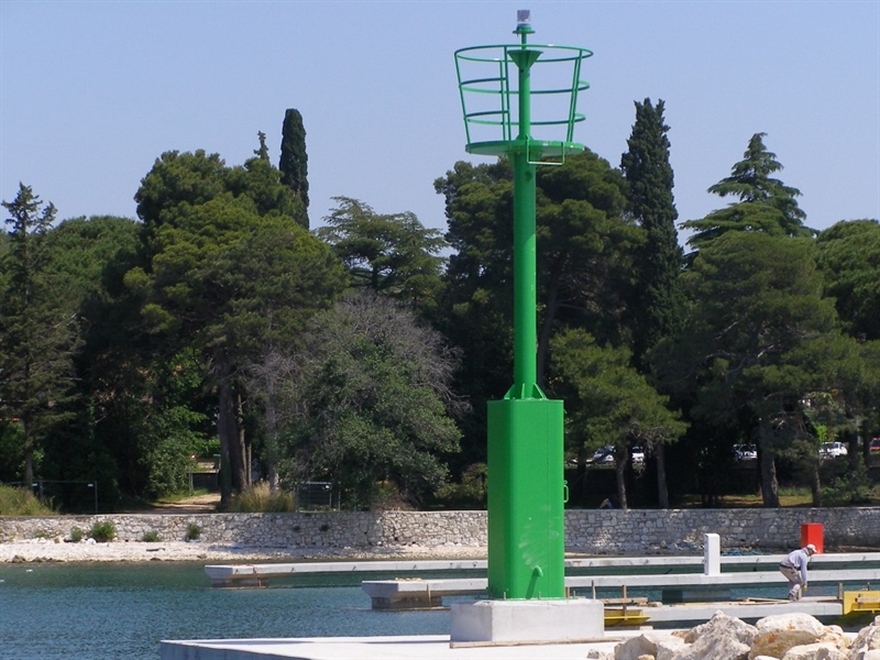 Postavljanje lučkog svjetla San Pelagio